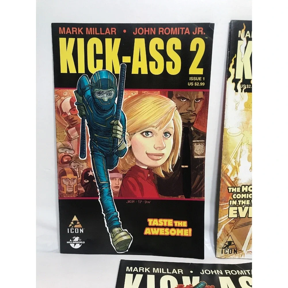 Kick-Ass Marvel Icon Comic Book issue 1,5,8 2009,2010